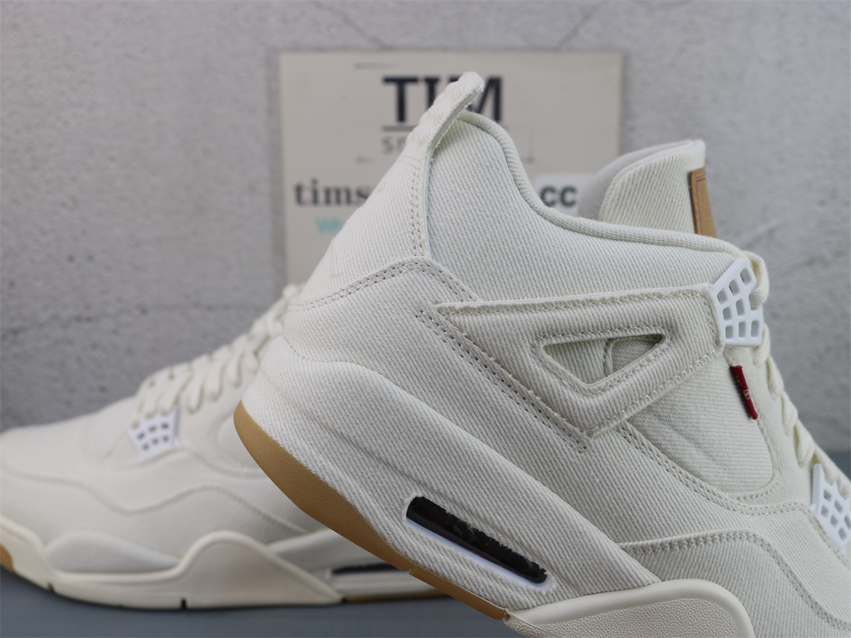 GX Batch Air Jordan 4 Retro Levis White AO2571-100